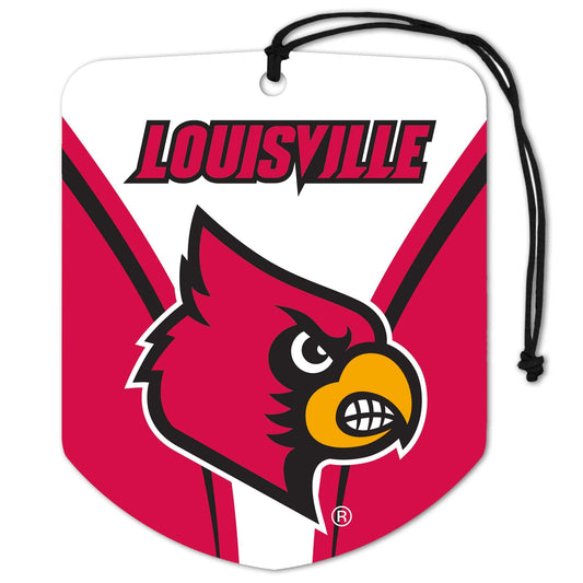 Louisville Cardinals 2 Pack Air Freshener - Louisville