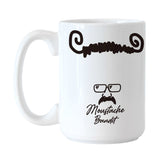 KC Chiefs Andy Reid 15oz Mustache Bandit Sublimated Mug - Logo Brands - Flyclothing LLC