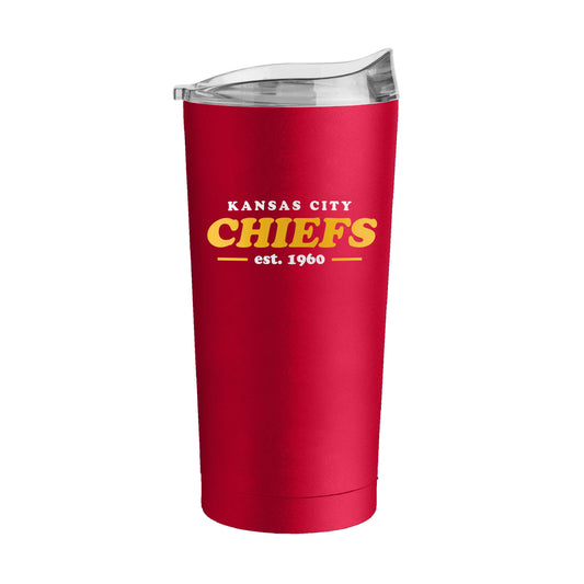 Kansas City Chiefs 20oz Flipside Powder Coat Tumbler - Logo Brands - Flyclothing LLC