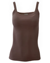 BASIC COTTON Free Spirit Premium Quality 100% Cotton Women's Tank Top. Proudly Made in Italy (616)
