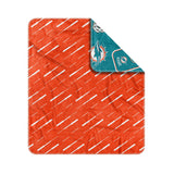 Miami Dolphins Dream Weave Throw 50x60 - Logo Brands - Flyclothing LLC