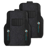 NFL - Miami Dolphins 2-pc Deluxe Car Mat Set - Logo Brands - Flyclothing LLC