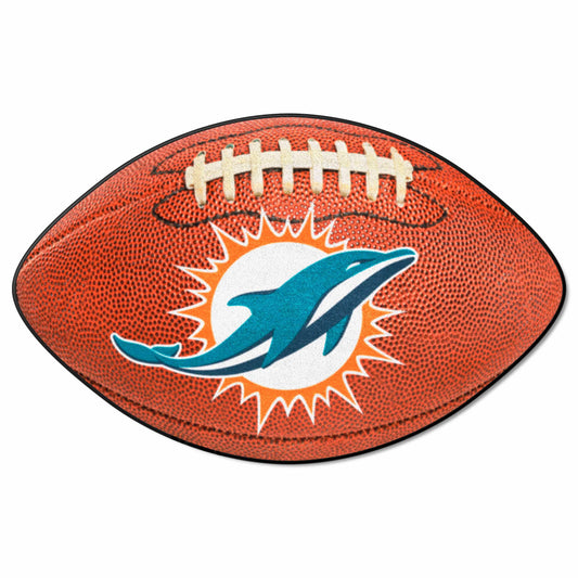 NFL - Miami Dolphins Football Mat - Logo Brands - Flyclothing LLC