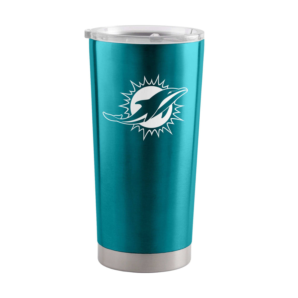 Miami Dolphins 1 Color 20oz Gameday Stainless Tumbler - Logo Brands - Flyclothing LLC