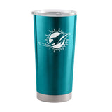 Miami Dolphins 1 Color 20oz Gameday Stainless Tumbler - Logo Brands - Flyclothing LLC