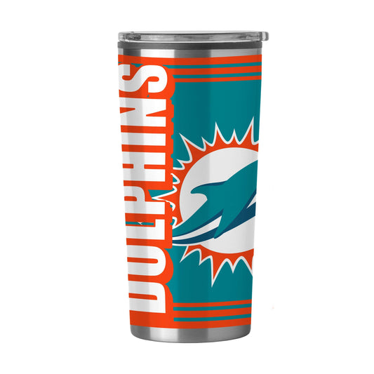 Miami Dolphins 20oz Hero Fusion Tumbler - Logo Brands - Flyclothing LLC