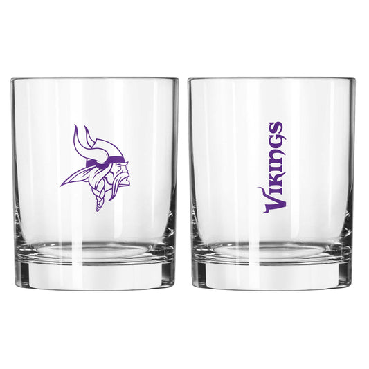 Minnesota Vikings 14oz Gameday Rocks Glass - Logo Brands - Flyclothing LLC