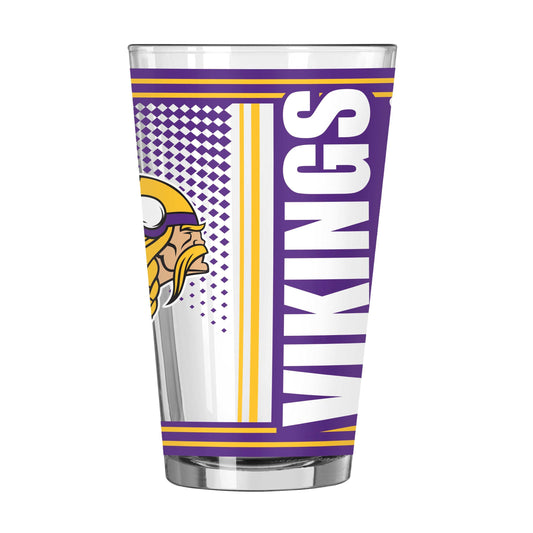 Minnesota Vikings 16oz Hero Pint Glass - Logo Brands - Flyclothing LLC