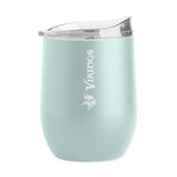 Minnesota Vikings 16oz Vertical Powder Coat Curved Beverage - Logo Brands - Flyclothing LLC