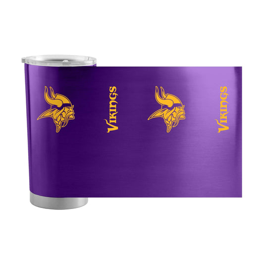 Minnesota Vikings 1 Color 20oz Gameday Stainless Tumbler - Logo Brands - Flyclothing LLC