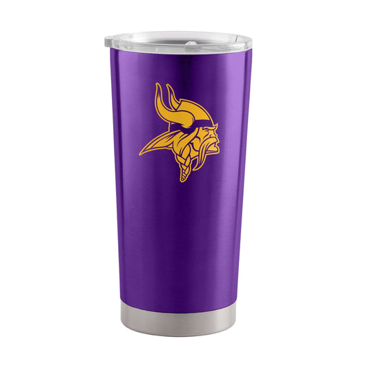 Minnesota Vikings 1 Color 20oz Gameday Stainless Tumbler - Logo Brands - Flyclothing LLC