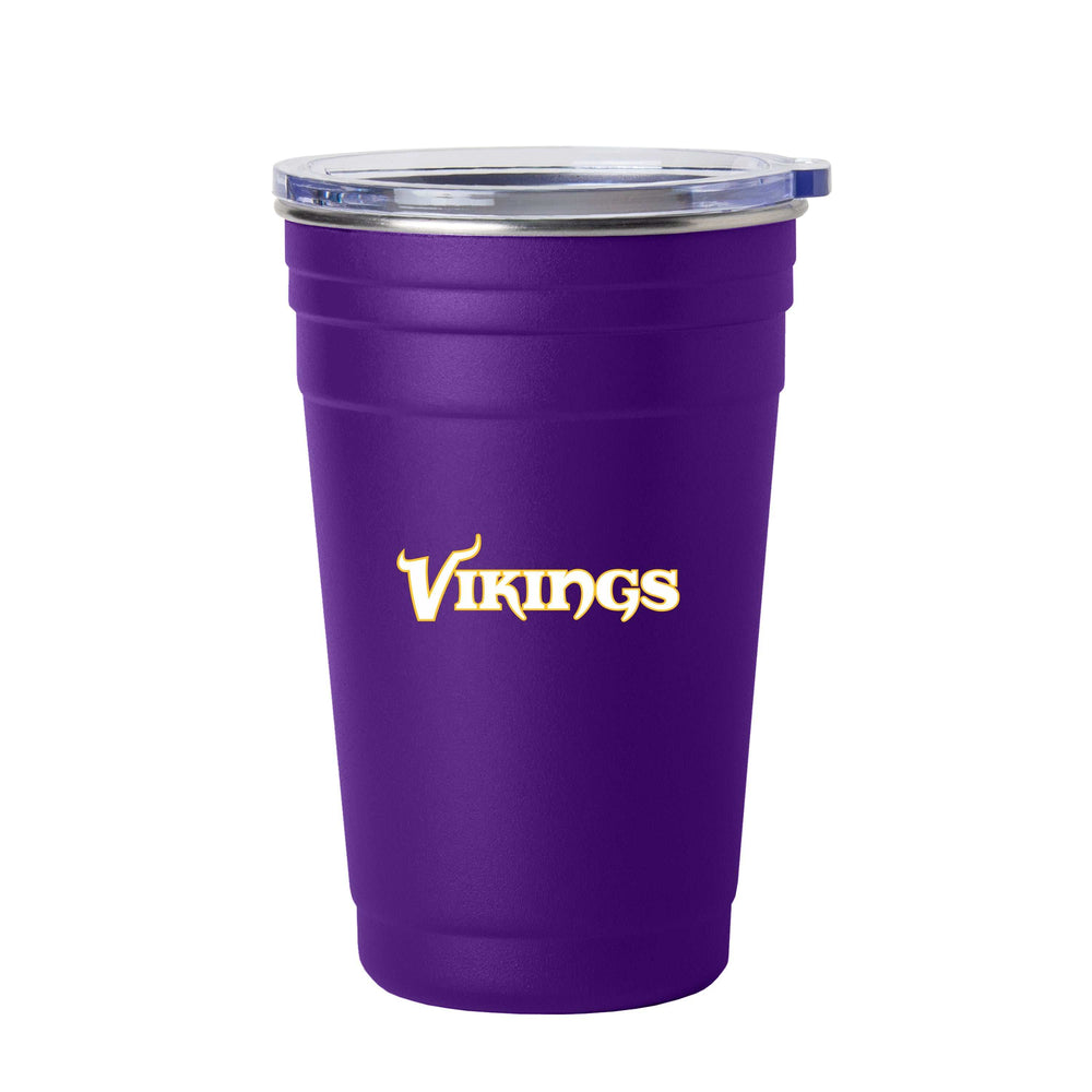 Minnesota Vikings 22oz Flipside Stainless Cup - Logo Brands - Flyclothing LLC