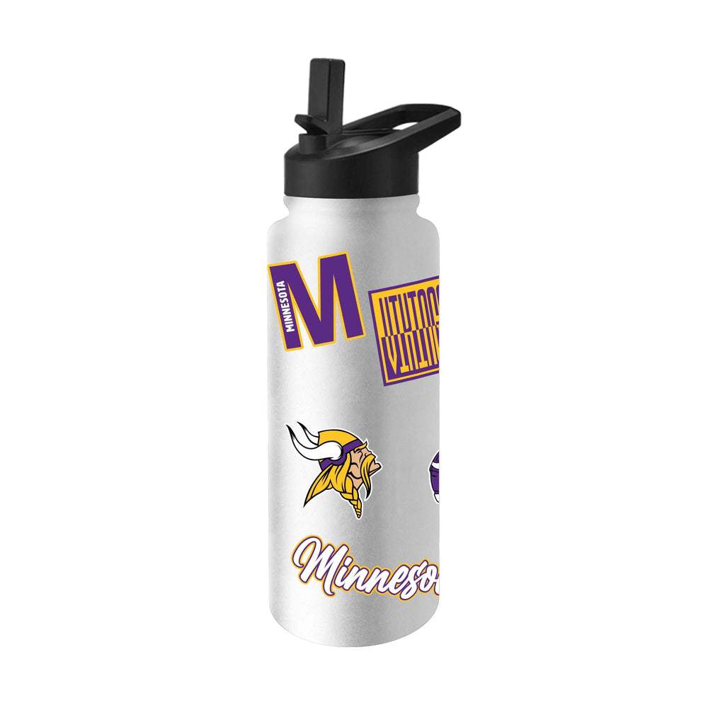 Minnesota Vikings Dreamweave 34oz Quencher Bottle - Logo Brands - Flyclothing LLC
