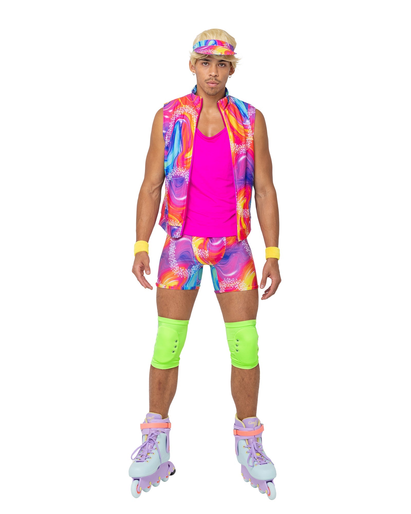 Roma Costume 6PC Mens Retro Rollerblade Stud Costume 6189 - Roma Costume - Flyclothing LLC