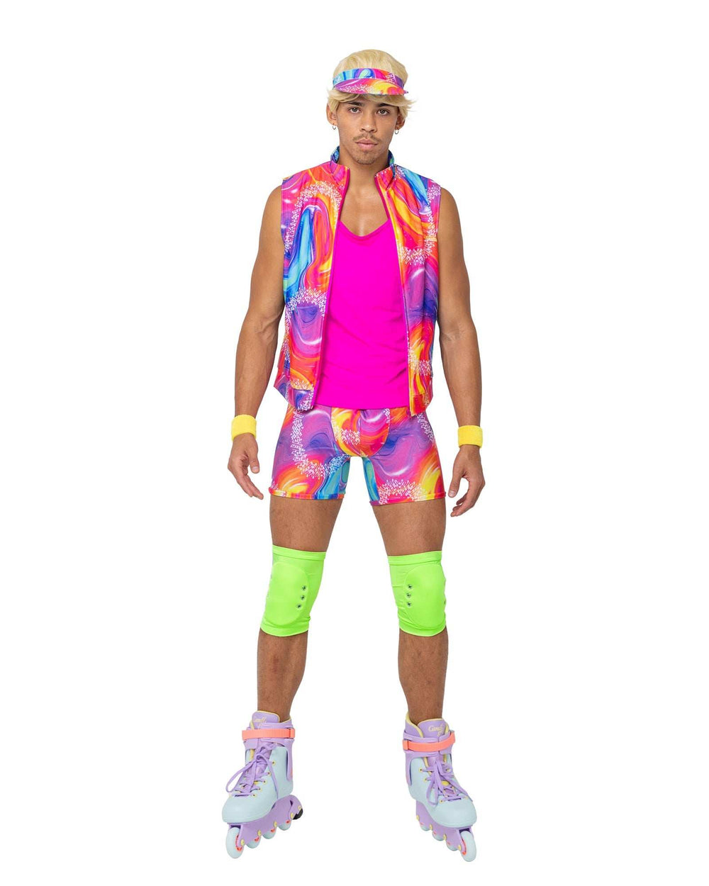 Roma Costume 6PC Mens Retro Rollerblade Stud - Roma Costume - Flyclothing LLC