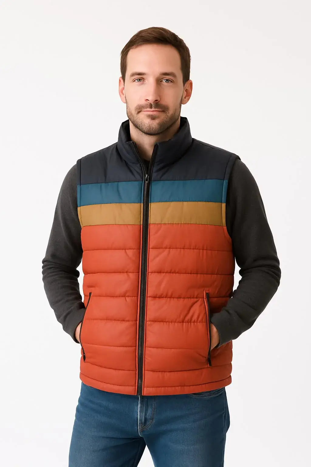 Scully Leather 100% Leather Navy Men's Vest - Scully Leather - Flyclothing LLC