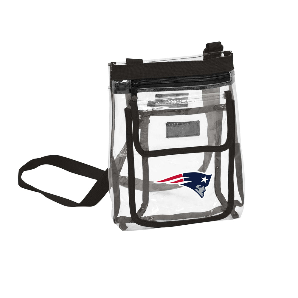 New England Patriots Clear Crossbody - Logo Brands - Flyclothing LLC