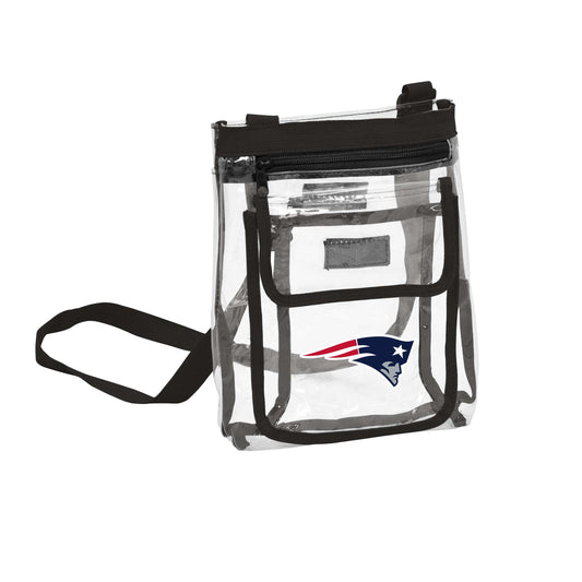 New England Patriots Clear Crossbody - Logo Brands - Flyclothing LLC