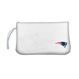 New England Patriots Clear Wristlet - Logo Brands - Flyclothing LLC