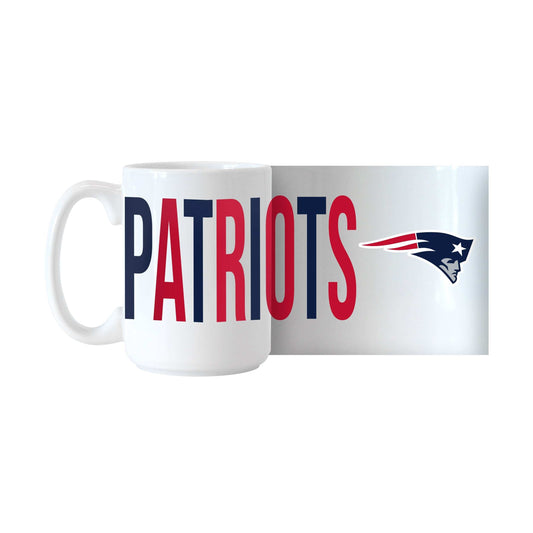 New England Patriots 15oz Overtime Sublimated Mug - Logo Brands - Flyclothing LLC