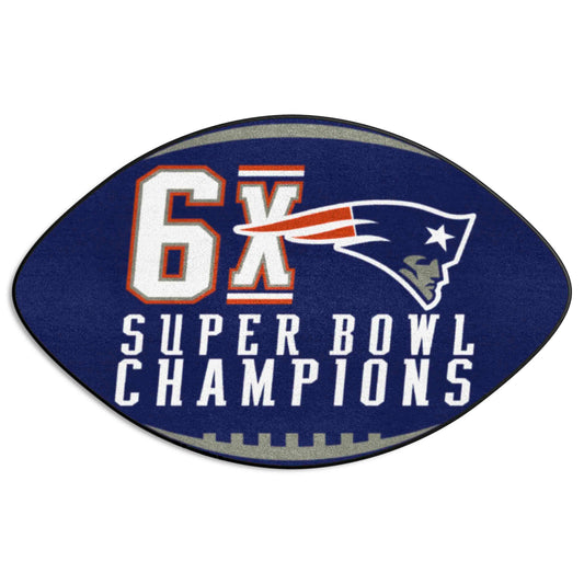 NFL - New England Patriots Football Mat - Logo Brands - Flyclothing LLC