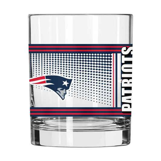 New England Patriots 14oz Hero Rocks Glass - Logo Brands - Flyclothing LLC
