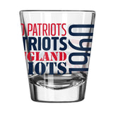 New England Patriots 2oz Spirit Shot Glass - Logo Brands - Flyclothing LLC