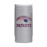 New England Patriots 12oz Athletic Powdercoat SlimCan Coolie - Logo Brands - Flyclothing LLC