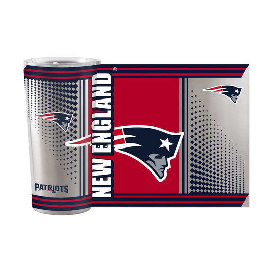New England Patriots Hero 20oz Stainless Tumbler - Logo Brands - Flyclothing LLC