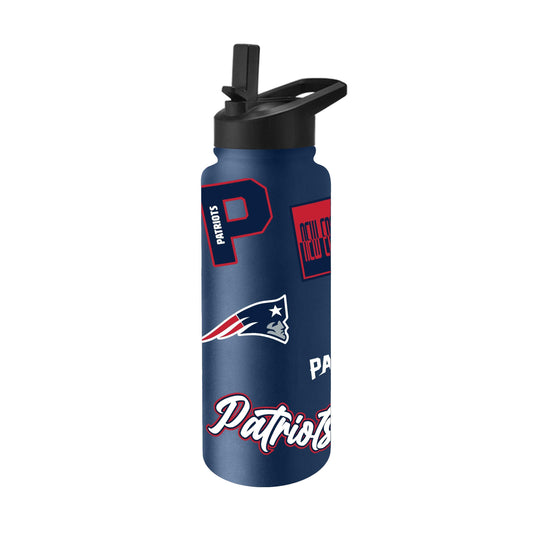 New England Patriots 34oz Dreamweave Quencher Bottle - Logo Brands - Flyclothing LLC