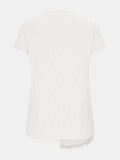 Full Size Round Neck Short Sleeve T-Shirt - Trendsi