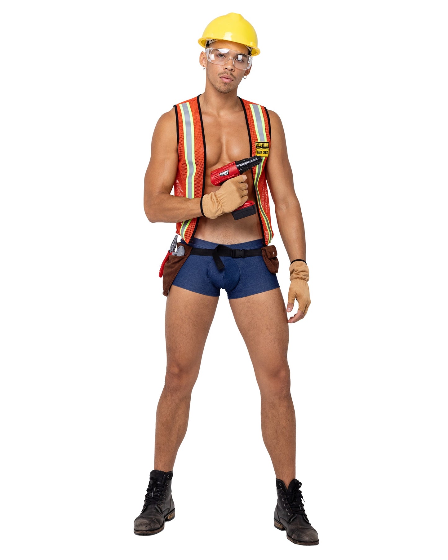 Roma Costume 5PC Mens Construction Hard-Worker Costume 6195 - Roma Costume - Flyclothing LLC