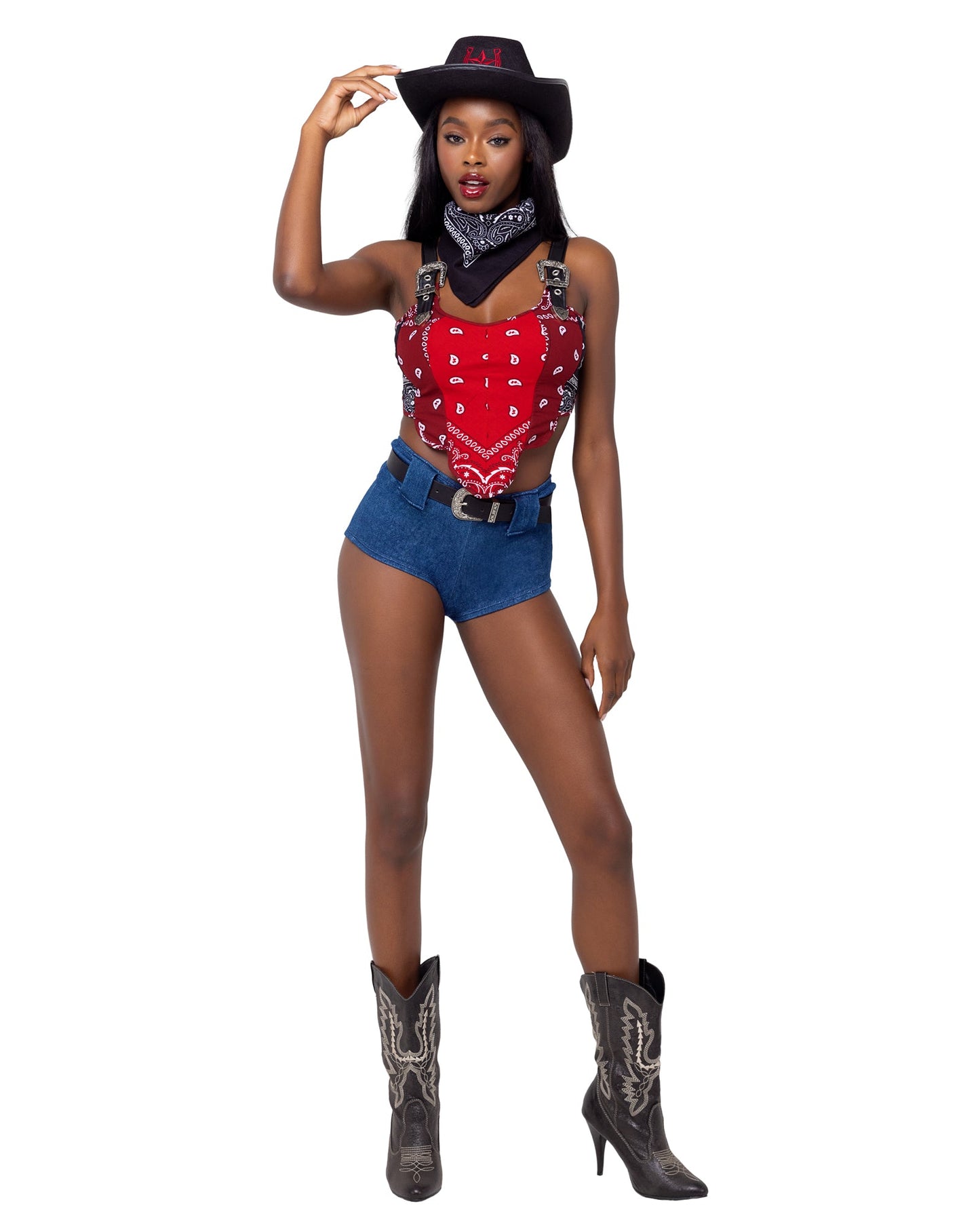 Roma Costume 4PC Western Cowgirl Costume 6196 - Roma Costume - Flyclothing LLC