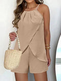 Spaghetti Strap Top and Shorts Set - Trendsi