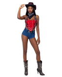Roma Costume 4PC Western Cowgirl