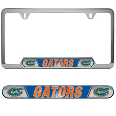 Florida Gators Embossed License Plate Frame, 6.25in x 12.25in - Florida