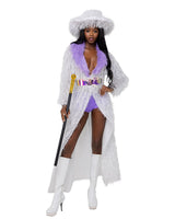 Roma Costume 4PC High-Roller Lady Pimp Costume 6199 - Roma Costume - Flyclothing LLC