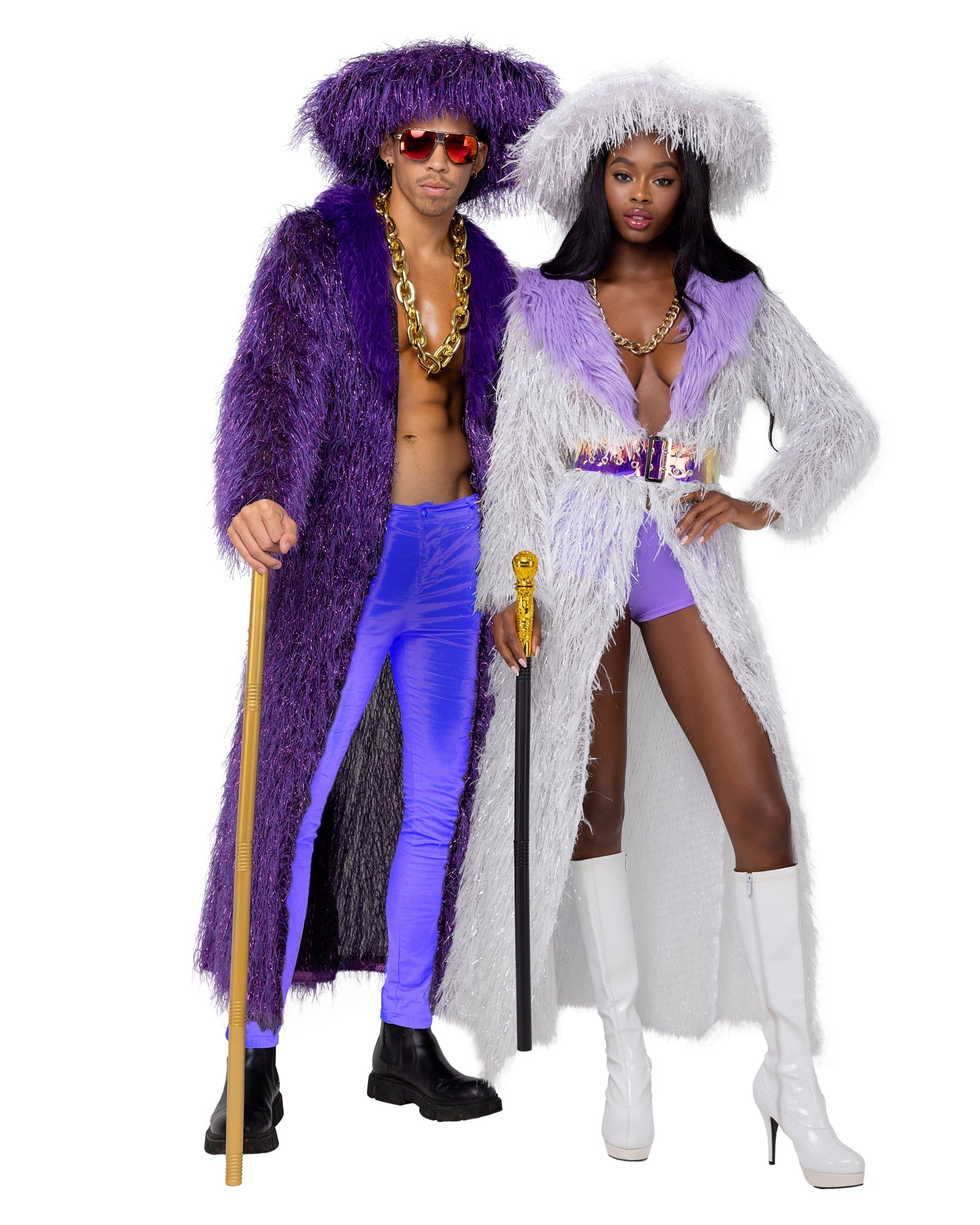 Roma Costume 4PC High-Roller Lady Pimp Costume 6199 - Roma Costume - Flyclothing LLC