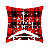 Merry Christmas Cushion Cover 45cm Elk Santa Claus Short Plush Sofa Pillow Cover Home Decor Pillowcase Christmas Decoration - My Store - Flyclothing LLC