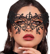 Masquerade Lace Mask Women Black Lace Masks Costume Party Proms Face Mask Halloween Eye Mask - SHOMICOBOUTIQUE - Flyclothing LLC