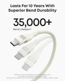 Anker USB-A to USB-C Cable (3 ft/6 ft, Upcycled-Braided)