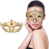 Mask for Women Venetian Metal Party For Carnival Halloween Costume Cosplay - SHOMICOBOUTIQUE - Flyclothing LLC