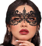 Masquerade Lace Mask Women Black Lace Masks Costume Party Proms Face Mask Halloween Eye Mask - SHOMICOBOUTIQUE - Flyclothing LLC