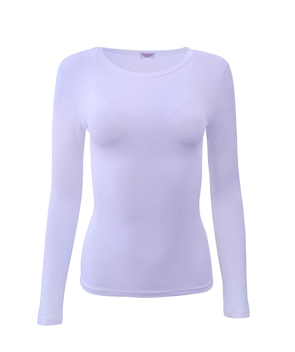 EGI Luxury Modal Women's Long Sleeved T-Shirt. Proudly Made in Italy ( Crew Neck). - tittimitti - Flyclothing LLC