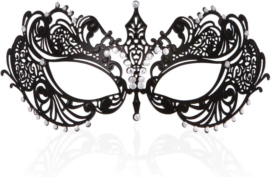 Mask for Women Venetian Metal Party For Carnival Halloween Costume Cosplay - SHOMICOBOUTIQUE - Flyclothing LLC