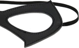 Luxury Black Red Leather Half Cat Eye Costume Mask Halloween Cosplay Fancy Dress Make Up Masquerade Party Props - SHOMICOBOUTIQUE - Flyclothing LLC