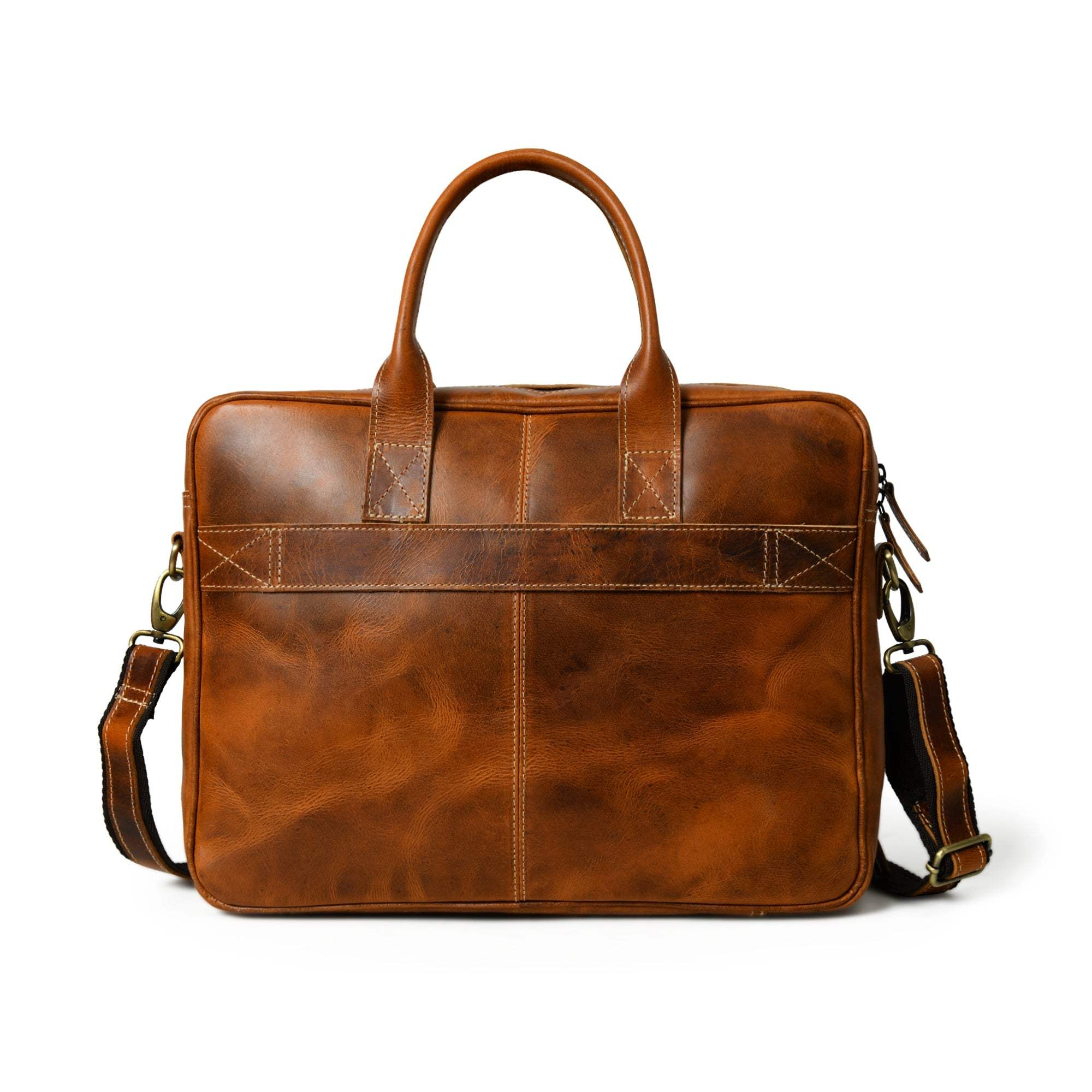 Bison Elite Office Briefcase - Classy Leather Bags - Flyclothing LLC
