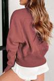 Half Zip Long Sleeve Sweatshirt - Trendsi - Flyclothing LLC