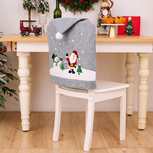 Christmas Pattern Chair Cover - Trendsi