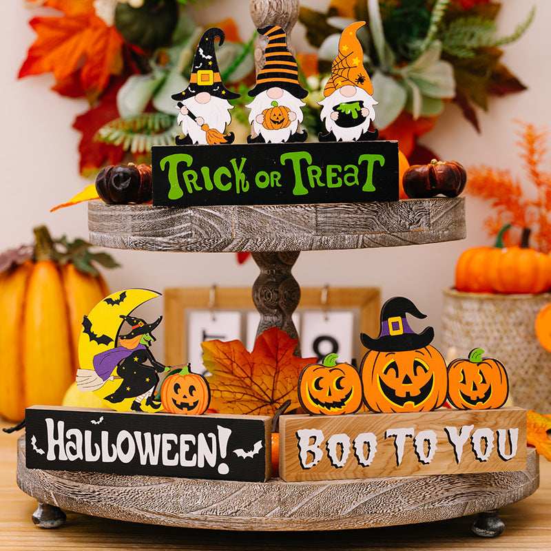 Assorted 2-Piece Halloween Element Ornaments - Trendsi - Flyclothing LLC